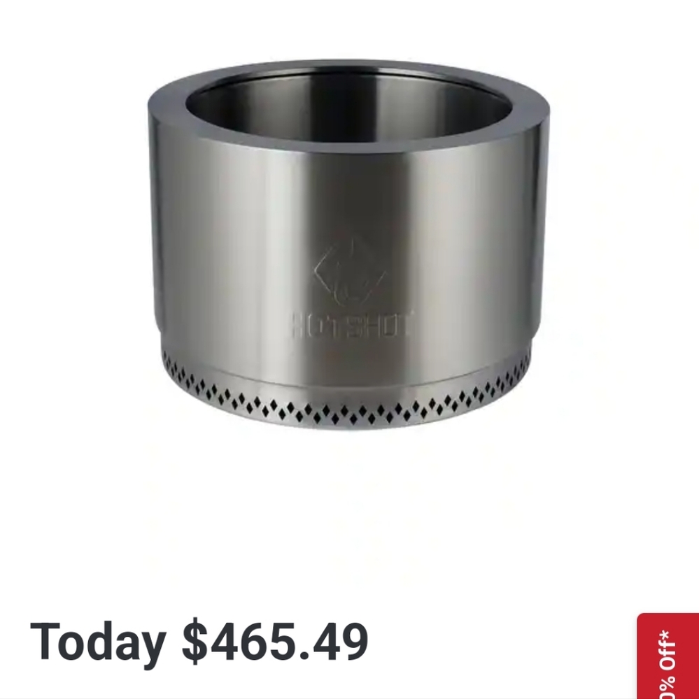 Hotshot smokeless firepit